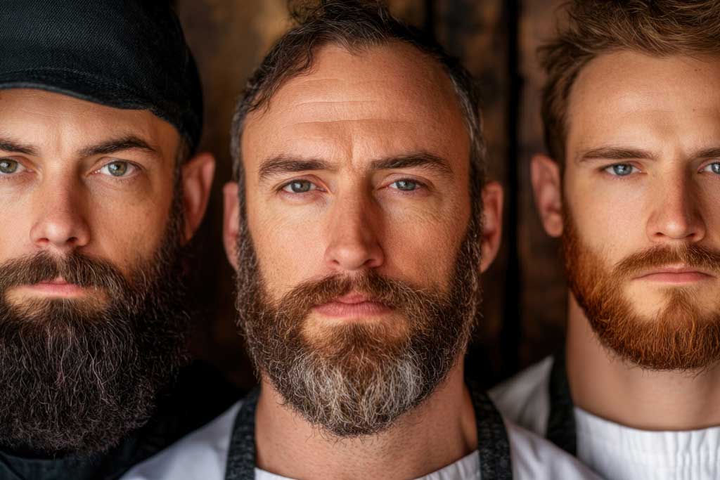 Beard styles for different face shapes at Funking Barber
